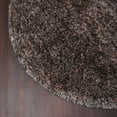 thumbnail image 7 of Rugsotic Carpets Hand Tufted Shag Polyester Eco-Friendly Area Rugs - 10'x10', Round, Beige Brown, Plain Solid Design, High Pile Handmade Anti Skid Rugs for Living Room, Bed Room K00105, 7 of 7