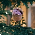 thumbnail image 2 of WKSCLPAI Christmas Forest Animal Acorn Ornaments, Cozy Cute Macron Color Animal-Theme Hanging Decorations, Xmas Tree Decor, Rustic Home Decor Holiday Accents, Holiday Gifts, 2 of 6
