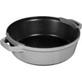 thumbnail image 6 of STAUB Cast Iron Set 4-pc, Stackable Space-Saving Cookware Set, Dutch Oven with Universal Lid, Made in France, Graphite, 6 of 10