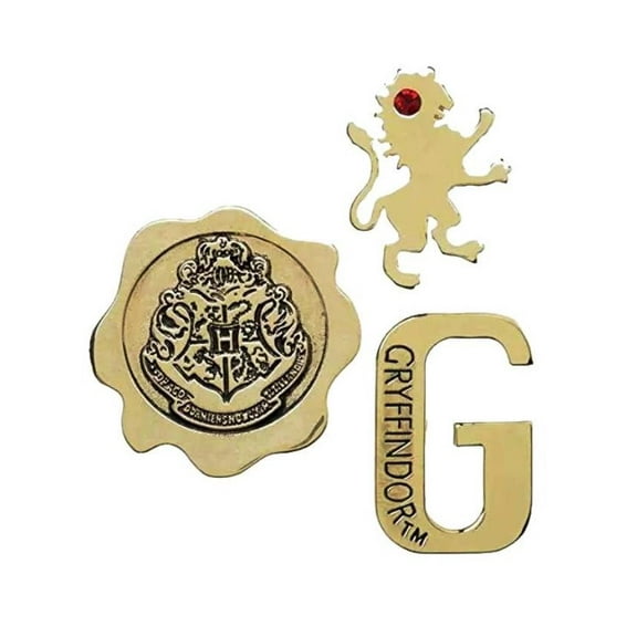 Harry Potter Gryffindor House Set of 3 Metal Pins