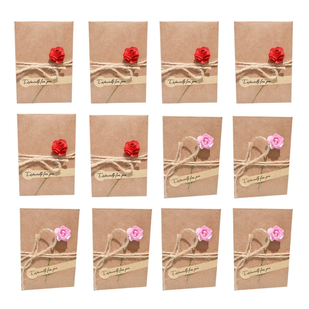 Delightful Flower Greeting Card Set 12 Pack for All Your Special