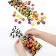 thumbnail image 3 of 200Pcs Halloween Snack Bags Clear Candy Cookie Treat Bags with Twist Ties, 4 Patterns Pumpkin Bat Spider and Witch Design, 3 of 7