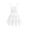 White, variant on Arshiner Girls' Summer Sundress Floral Boho Spaghetti Strap Ruffled Tiered Midi Dresses Casual Cami Dress