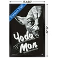 thumbnail image 3 of Star Wars: Saga - Yoda Man Wall Poster, 14.725" x 22.375", Framed, 3 of 5