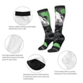 thumbnail image 6 of Daiia Sports Socks Rock Guitar Guinea Pig Printed Novelty Crew Socks for Men Women Knee High Socks Cotton Socks Soft & Breathable Support Unisex Socks, 6 of 9
