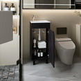 thumbnail image 3 of Compact vanity with sink and faucet for optimizing small bathroom space, 3 of 5