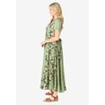 thumbnail image 3 of Woman Within Plus Size Mixed Print Maxi Dress, 3 of 6