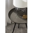 thumbnail image 6 of Kate and Laurel Laranya Modern Side Table, 15 x 15 x 22.5, Brown and Black, Chic Minimalist End Table, 6 of 6