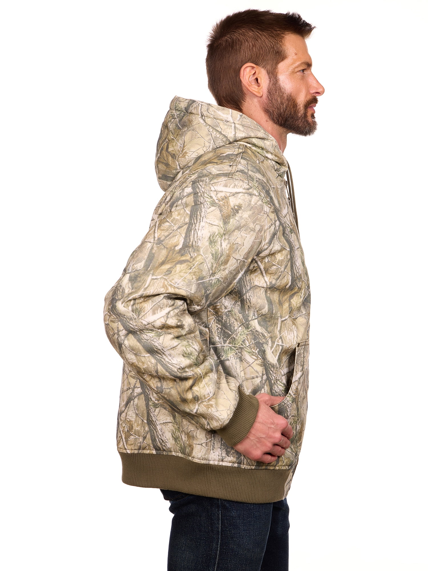 Bass Creek Outfitters Men's Duck Canvas Sherpa Lined Jacket, Sizes M-3XL