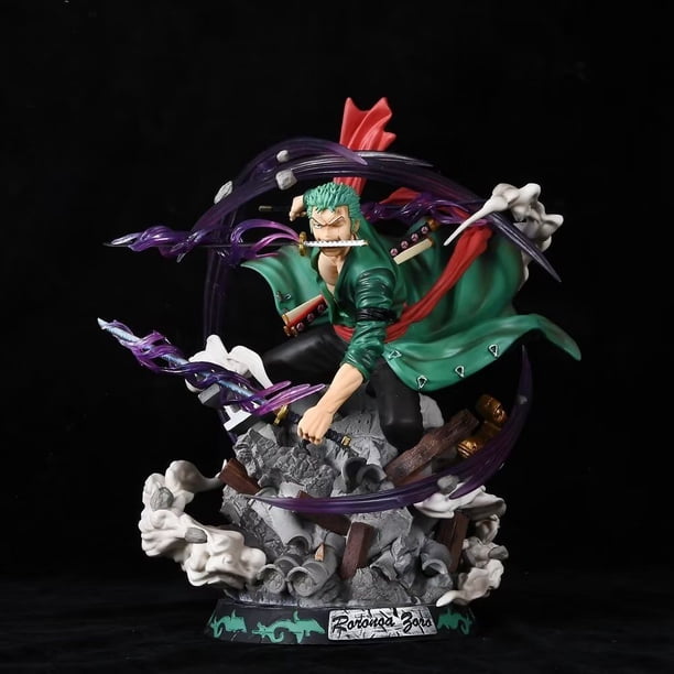 Figura de Anime One Piece Roronoa Zoro Enma Wano Country PVC 34cm