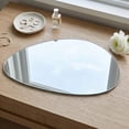 thumbnail image 3 of Ouuluon Irregular Frameless Self-Adhesive Wall Mirror, 16×16in Explosion-Proof Hd Acrylic Wall Mirrors for Bathroom Bedroom Vanity Decor, 3 of 6