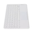 thumbnail image 4 of Teclado inalámbrico con panel táctil, teclado inalámbrico de 10 pulgadas, teclado táctil redondo, teclado inalámbrico, funcionalidad versátil, 4 of 12