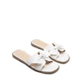 thumbnail image 5 of DREAM PAIRS Women’s Slide Sandals – Knotted Bow H Band Flat Slip-On Summer Slides, 5 of 6