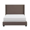 thumbnail image 5 of Casey Wingback Upholstered Queen Bed In Bourbon Linen, 5 of 5