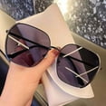 thumbnail image 5 of Gafas de sol estilo mujer Gafas de sol modernas y de moda Gafas de sol para mujer Anti-UV Cara redonda Cara grande Adelgazante, 5 of 5