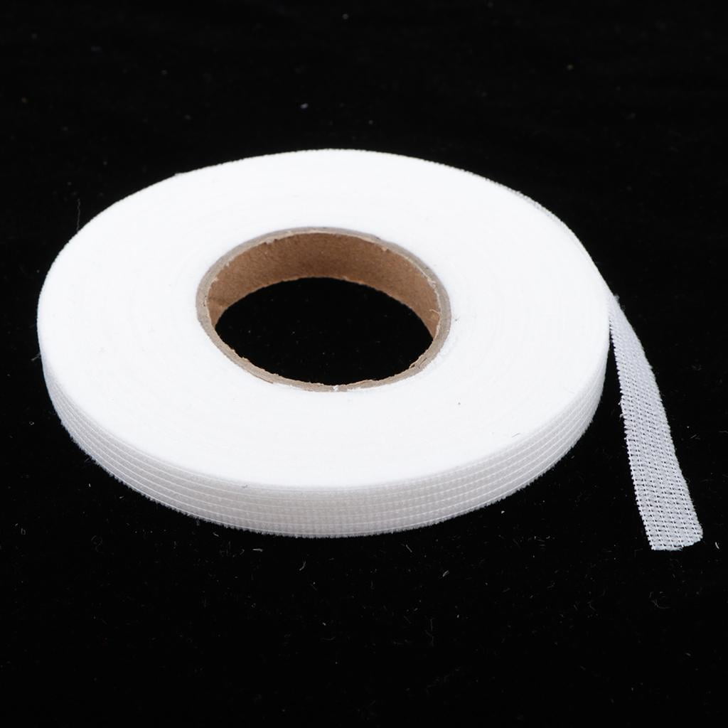 White 54 Yards joyMerit 1 Roll Of 54 Yards Sticky Hem Tape Ribbon Sewing Fusing Tapes Strip 10mm 
