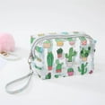 thumbnail image 4 of Sac Cosmétique Transparent Dessin Animé Sac Cosmétique à Main Sac Cosmétique à Main Sac de Lavage Transparent Flamant Rose Pochette Transparente pour Dames, 4 of 5