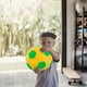 thumbnail image 4 of Almohada con forma de balón de fútbol, juguete de almohada de fútbol, pelo corto, para niños y niñas, juego de almohadas de fútbol, tela resistente, diseño portátil, para dormitorio,, 4 of 7