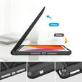 thumbnail image 3 of Fintie Cases for iPad 9th / 8th / 7th Gen (2021/2020/2019) 10.2 Inch - Magnetic Stand [Multiple Secure Angles] Shockproof Rugged Soft TPU Back Cover, 3 of 7