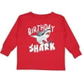 thumbnail image 3 of Inktastic Birthday Shark Boys or Girls Long Sleeve Toddler T-Shirt, 3 of 5