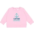 thumbnail image 2 of Inktastic Captain Adorable, Boat Anchor, Sailor, Sailing Baby Sweatshirt, 2 of 4