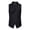 #02-Black, variant on Men's Suit Vest Formal Wedding Slim Fit Single-Breasted Sleeveless V-Neck Have Pockets Solid Dress Wedding Waistcoat Prom Tuxedo #14-Coffee S