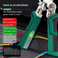 thumbnail image 3 of Wire Cutter Tool 10 in 1 Electrical Cable Stripper Plier Voltage Tester Scissors with Electricity Measurement Function, 3 of 6