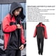 thumbnail image 4 of Traje De Lluvia Para Motocicleta Para Hombres Y Mujeres, Impermeable Al Aire Libre, Chaqueta Y Pantalones Ligeros Para La Lluvia, Con Cubiertas Ocultas Para Zapatos, Para Montar,, 4 of 7