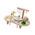 thumbnail image 4 of Juego de batería para niños, instrumentos musicales, juguete de aprendizaje de motricidad fina para jardín de infantes, juguete musical de madera para, 4 of 9
