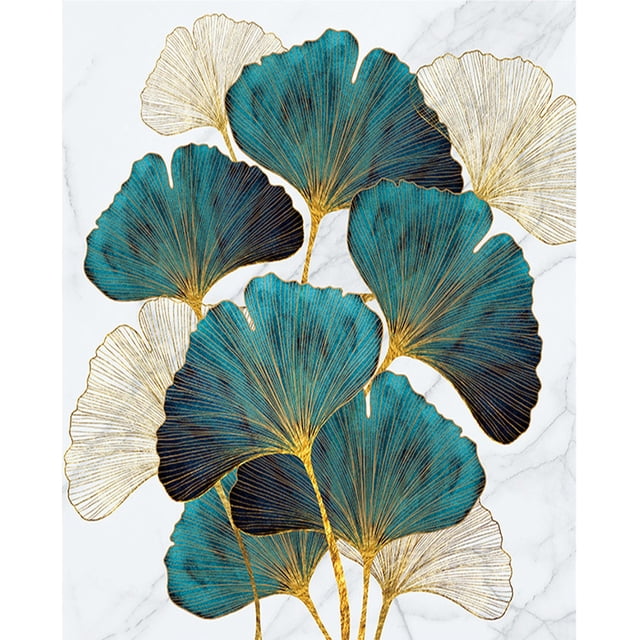 Cuadros Decorativos Flores de pintura digital pintadas por números en la pared de la lona JShteea Nuevos Originales