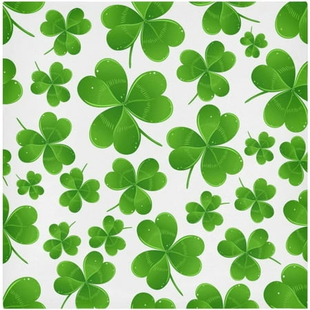 

Hyjoy 20 In St. Patrick s Day Clover Cloth Napkins Set of 6 Reusable Washable Polyester Dinner Table Napkins for Family Kitchen Dining Party Decor