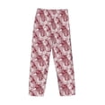 thumbnail image 4 of Kdxio Orchids Flowers Print Men's Sleep Pajama Pant Lounge Pants with Pockets, 4 of 8