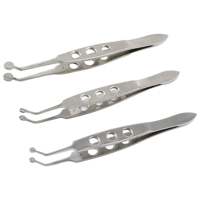 Pinza De Fórceps De Glándu De Meibomio Para De Glándu Palpebral Cabeza Redonda Grande+Pinza De Fórceps Para Glándus De Meibomio, Para De Glándus Palpebrales, Cabeza Baoblaze none
