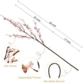 thumbnail image 6 of WMTOKK Artificial Plum Blossom Branch, Fake Peach Blossom Stem For Indoor Home Decoration, Floral Arrangement, Vase Display (Pink), 6 of 6