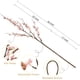 thumbnail image 3 of Decoración del hogar, decoración de habitaciones, decoración de paredes, ramas falsas de melocotón artificial, decoración de interiores para el hogar, arreglos florales artificiales, ramas artificiale, 3 of 6