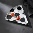 thumbnail image 4 of Pack 6 Platos Pizza Forma Rebanada Diseño Mundial Fútbol Soccer Plástico Reutilizable, 4 of 4