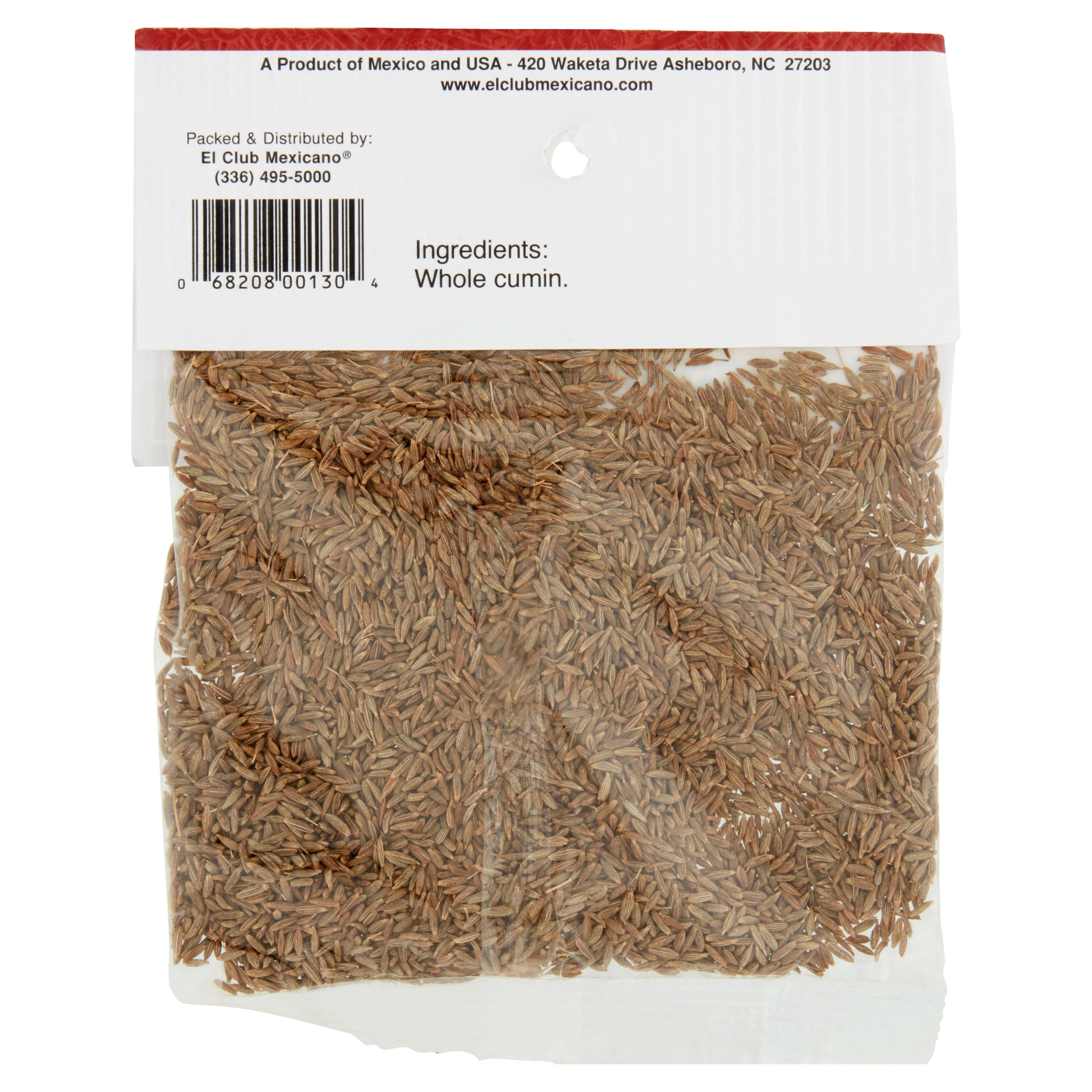 El Club Mexicano Whole Cumin Seeds, 3.5 oz