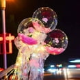 thumbnail image 6 of hengsof LED Luminous Balloon Pink Rose Bouquet Bobo Balloon for Valentine's Day Wedding Anniversary Mother's Day Birthday Party Gift, 6 of 6