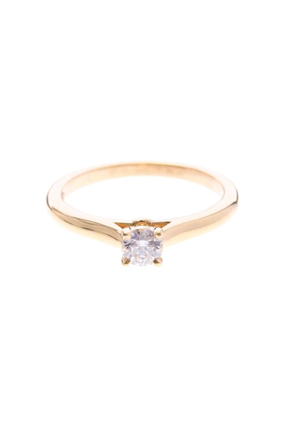 Pre-Owned Cartier 1895 Solitaire Ring Pink Gold (18K) Fashion Diamond Band Ring Carat/0.23 Pink...