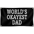 thumbnail image 1 of Tapiz decorativo para colgar en la pared Worlds Okayests Dads Anime, 1 of 1