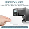 thumbnail image 4 of Premium Blank Pvc Cards - Pack Of 20 White Plastic Cards For Id Badge Printers, 4 of 5