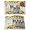 Ivory, variant on Spring Dog Placemats Set of 4, Sunflower Daisy Botanical Watercolor Placemats for Dining Table, Place Mats for Kitchen Tabletop, Waterproof Wipeable Dining Table Mats Set