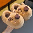 thumbnail image 6 of lnmuld Kids Slippers Capybara Themed Winter Girls Lined Indoor Slippers with Backstrap for and Youth Size:14.5-15 Years, 6 of 7
