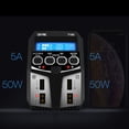 thumbnail image 4 of SKYRC T100 Cargador de doble equilibrio 5A 100W AC100-240V XT60 Cargador de doble canal para 2-4S Li Tomshoo Cargador de equilibrio, 4 of 7