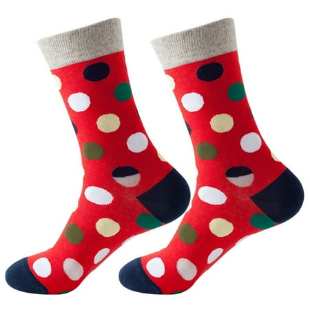 

Heiheiup Women Autumn And Winter Dot Printed Medium Stockings Socks Specified Technologies