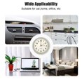 thumbnail image 5 of Mini Car Clock Clip On - High-Quality Metal, Glow in the Dark, Easy to Install, for Car Decoration, Universal, 30g, 4x4x1.5cm, 5 of 8