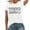 ZE White, variant on LINGLANG Womens Summer Tops Dressy Casual Loose Top Printed Short Sleeve T Shirt Oversized Tshirts