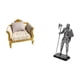 thumbnail image 5 of Modelo De Sofá En Miniatura Y Figura De Caballero, Estatua Decorativa Para Casa De Muñecas, Escena De Vida DIY Y Decoración Del Hogar, Regalo De Inauguración De La Casa, Muebles De, 5 of 8
