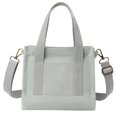 thumbnail image 1 of Bolso Hombro Lona Reutilizable Con Asa Superior Femenino para Compras, 1 of 7