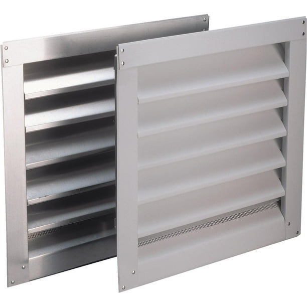 8X8 WHT ALUM WALL LOUVER